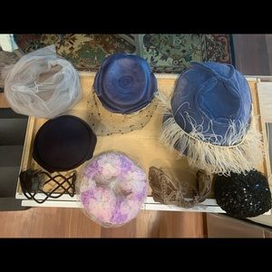 EIGHT 1930’s-1950’s WOMEN’S HATS